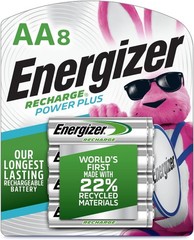 Rechargeable AA Batteries 8 Pack Nimh Household Use Eco-Friendly Leak Proof