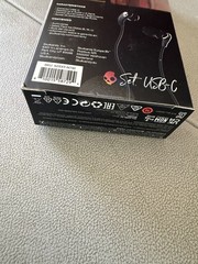 Brand New Skullcandy Set USB-C Wired In-Ear Headphones – True Black (S2SXY-N740)
