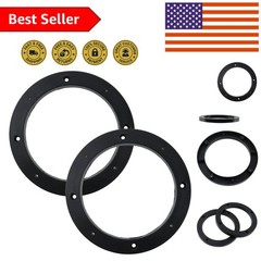 5-Inch Speaker Spacer Rings – Durable ABS Subwoofer Adapters for Car Audio