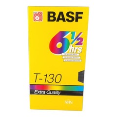 BASF Extra Quality T-130 VHS Video Tape 6-1/2 hours New Sealed