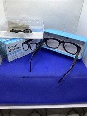 WeariQ Blue Light Blocking Bluetooth Smart Glasses –Black Glossy IOS/Android
