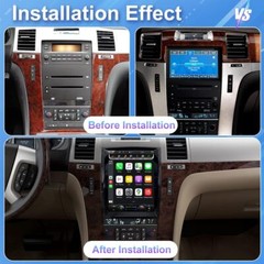 For Cadillac Escalade 2007-2014 Android 13 Car Stereo Radio GPS NAVI Player 64G