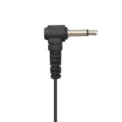 3.5mm Receive-Only Earpiece with Clear Acoustic Tube & Metal Clip | Listen-Only