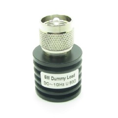 5W RF Coaxial Dummy Load Resistor PL259 UHF Male DC-1GHz 50 Ohms Round U Type