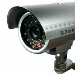 4 Pack IR Bullet Dummy Fake Surveillance Security Camera CCTV with Record Light