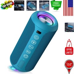24W Wireless Outdoor Speaker with Dual Pairing & Hi-Fi Sound – 30 Hours Playtime