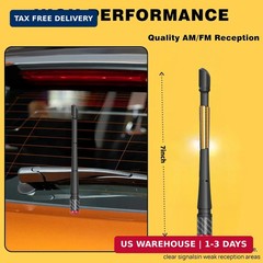 7IN Short Antenna for Ford F150 2009-2026,2017-2026 F250 F350 Super Duty & Bronc