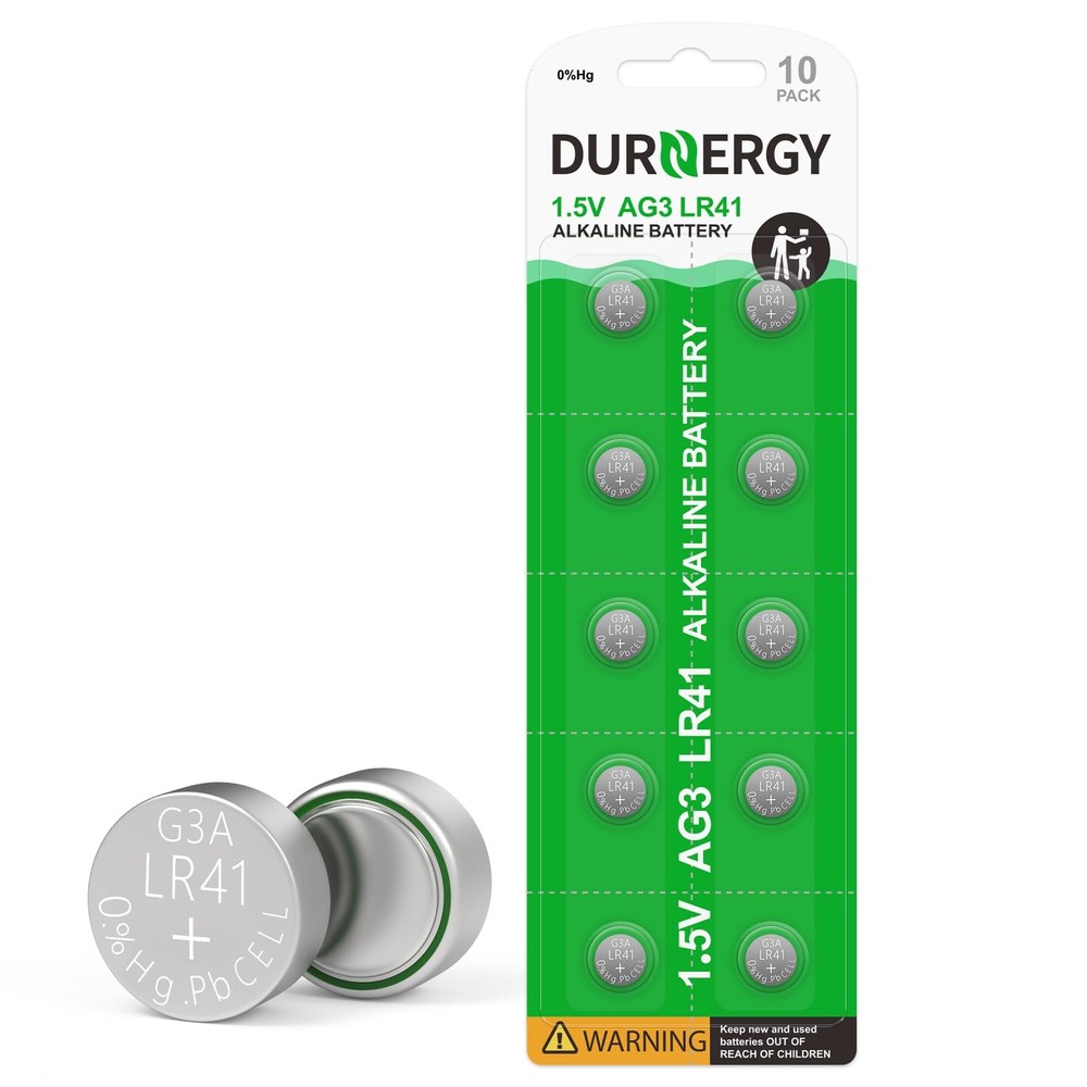LR41 Batteries 10 Pack, 384 392 Watch Battery 1.5 Volt Alkaline Battery, AG3 …