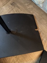 2 Bose Floor Stand Base For Double Cube /Jewel Speakers w 3 Of 4 Caps & Hardware