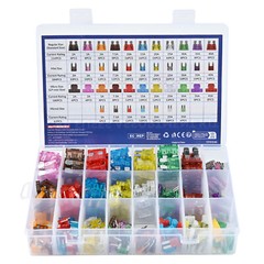 460 X Car Automotive Standard Fuses Micro 2 Blade Mini Fuse Assortment w/Puller
