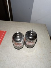 Matched Pair GE Five Star 5654 / 6AK5W Vacuum Tubes Untested Vintage USA