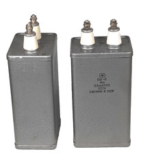 KBG-P 0.5uF 4kV ±10% SOVIET HIGH VOLTAGE PULSE PAPER IN OIL PIO CAPACITOR