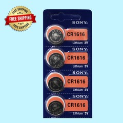Sony CR1616 Lithium 3V Watch Battery (Exp 10/2032 ) 4Pc