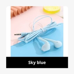 Headphones Wired Earphone White Headphones Earbuds 3.5mm Jack for Android iOS US