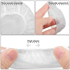 Headphone Ear Covers 100 Pcs Disposable Sanitary Non Woven Stretch Earpad 6.5cm