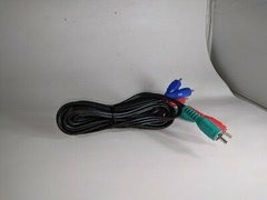 2x Component Video Audio Cable 3 RCA Red Green Blue Coal RGB Coaxial DVD VCR
