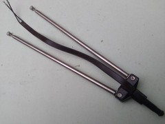 Vintage Rabbit Ears Telescoping Analog TV Antenna 47″