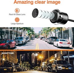4.3‘’ Rear View Mirror Monitor No1 Bracket + Reversing Backup Camera Waterproof