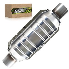 Catalytic Converter Exhaust Manifold Compatible with – 2.25 2.25 in Universal