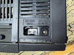 VTG Emerson 5.5” Mini Television FM AM Radio AC/DC 1989 Portable PC6 Rare Prop