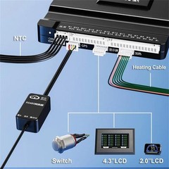 JK BMS 4S-8S 300A LiFePO4 with Bluetooth RS485 Active Balancer Lot US