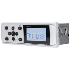 MB QUART MDR2.0W Marine Boat AM/FM Receiver w/Bluetooth/USB/RCA in White