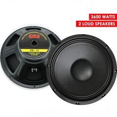 2x EMB CB-15 3600W 15″ 8-Ohm Replacement Speakers for JBL,Yamaha,Cerwin,Peavey
