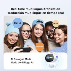Lightweight AI Translation Earbuds – 135 Languages, 40 Hours Wireless Experience