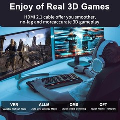1.5FT HDMI 2.1 Cable – Ultra High Speed, 8K@60Hz, 4K@120Hz for Gaming Excellence