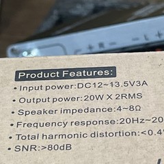 US Lepy LP-2020A Hi-Fi Stereo Amplifier Digital Power Amplifier 2CH 20Wx2 R.M.S