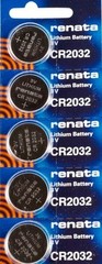 CR 2032 RENATA WATCH BATTERY (2 piece) ECR2032 CR2032 Authorized Seller