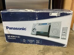 NIB 2004 Panasonic CD Stereo Mini Speaker System SC-EN17 Y2K Vintage 2000s