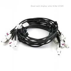 HIMAN Automotive LVDS Cable 0.8M 5.1 Navigation Video Lead for Head Unit Display