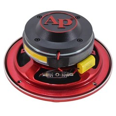 Audiopipe Pair of 6.5″ 150W RMS 4 Ohm Red EyeCandy Compression Loud Speakers