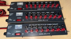 MFJ-1116 15 AMPS 8 outputs Deluxe Multiple DC Power Outlets Power Strip