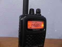 Lot 2 Yaesu FT-65 Dual Band & FT-60 FM Handheld Transceiver w/ NC-88B AC Adapter