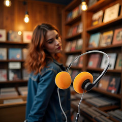 Retro Over-Ear Headphone,Vintage Feelings Underwire Headphones,Retro Lightweight