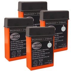 4x 2100mAh BA225030 6V Ni-Mh Battery For HBC Pump Truck Remote Control Battery