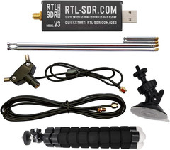 V3 R860 RTL2832U 1PPM TCXO HF Bias Tee SMA Software Defined Radio with Dipole An