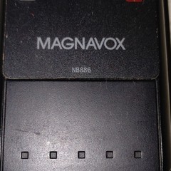 Magnavox NB886 Wireless Remote Control, Black, More Than 10 m Range