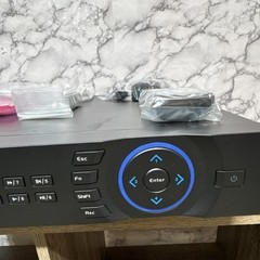 32-Channel Surveillance DVR Box Black Wired BNC w/ Remote Power Ethernet Mount