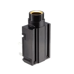 5Pcs PCB Mount 6.35mm 9 Pin Socket Headphone Stereo Jack Audio Video Connector