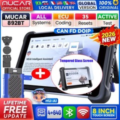 ECU Coding MUCAR 892BT OBD2 Scanner Diagnostic Tool Bidirectional KEY All System