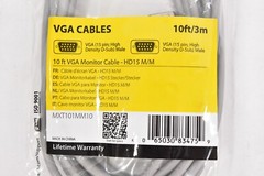 StarTech.com 10 Ft. VGA SVGA HD15 Male x Male Computer Monitor Cable MXT101MM10