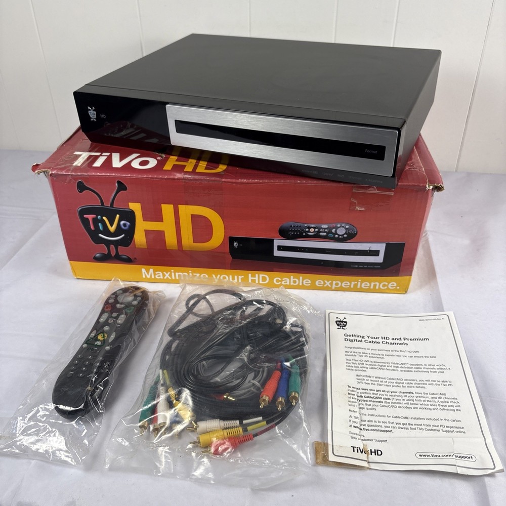 TiVo HD DVR 160GB TCD652160 Digital Video Recorder – OPEN BOX
