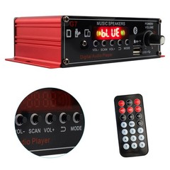400W HiFi bluetooth Power Amplifier 2 Channel Stereo Home Audio Amp Receiver AUX