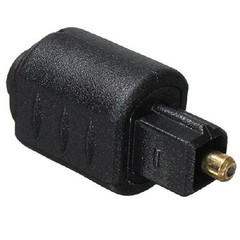 Optical 3.5mm Female Mini Jack Plug To Digital Toslink Male Audio Adapter