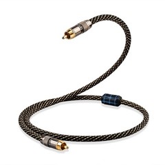 Audiophile HiFi Audio RCA Cables–RCA Male to Male,12 AWG,4N OFC Core,Gold-Pla…