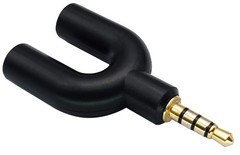 AAOTOKK 3.5mm Headphone Y Splitter Adapter Gold Plated 4 Pole 3.5mm Male to 3…