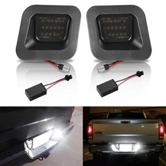 For 2003-10 DODGE RAM 2500/3500 LED License Plate Lights Lamp White 5500K